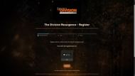 Registering for The Division Resurgence (Image via Ubisoft)